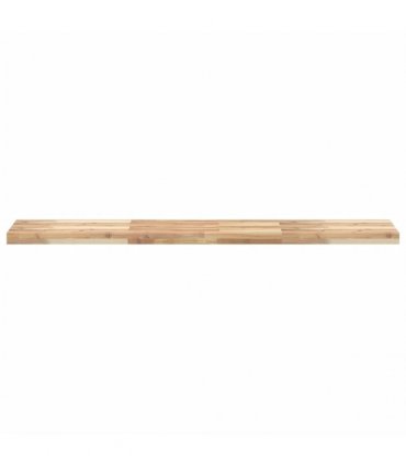 vidaXL Floating Shelf 160x30x4 cm Untreated Solid Wood Acacia