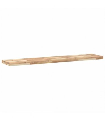 vidaXL Floating Shelf 160x30x4 cm Untreated Solid Wood Acacia