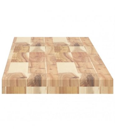vidaXL Floating Shelf 160x30x4 cm Untreated Solid Wood Acacia