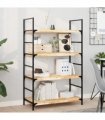 vidaXL Floating Shelf 60x40x4 cm Untreated Solid Wood Acacia