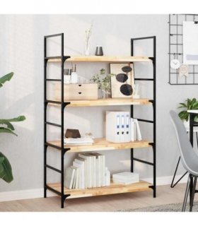 vidaXL Floating Shelf 80x40x4 cm Untreated Solid Wood Acacia
