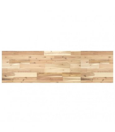 vidaXL Floating Shelf 120x40x4 cm Untreated Solid Wood Acacia
