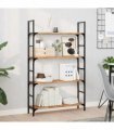vidaXL Floating Shelves 4 pcs 80x20x2cm Oil Finished Solid Wood Acacia
