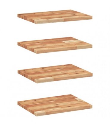 vidaXL Floating Shelves 4 pcs 40x30x2cm Oil Finished Solid Wood Acacia