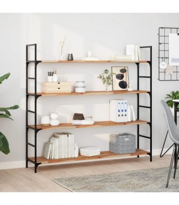 vidaXL Floating Shelf 120x30x2 cm Oil Finished Solid Wood Acacia
