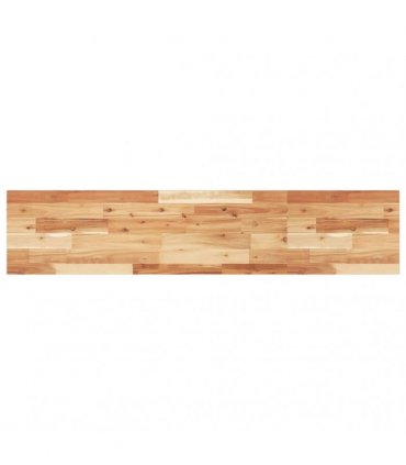vidaXL Floating Shelf 120x30x2 cm Oil Finished Solid Wood Acacia