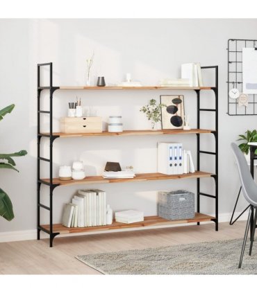 vidaXL Floating Shelves 2 pcs 120x30x2 cm Oil Finished
