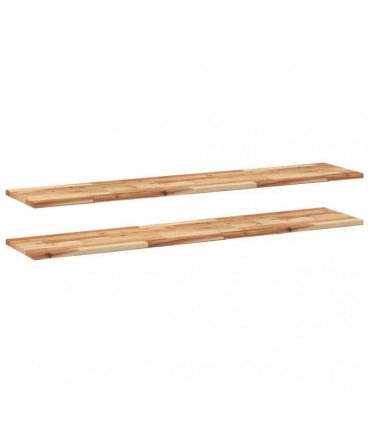 vidaXL Floating Shelves 2 pcs 120x30x2 cm Oil Finished