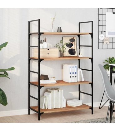 vidaXL Floating Shelves 3 pcs 100x40x2 cm Oil Finished