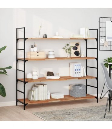 vidaXL Floating Shelves 2 pcs 120x40x2 cm Oil Finished