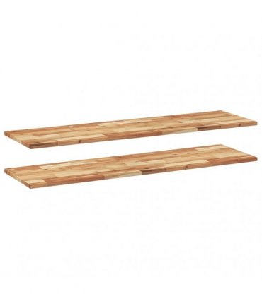 vidaXL Floating Shelves 2 pcs 120x40x2 cm Oil Finished