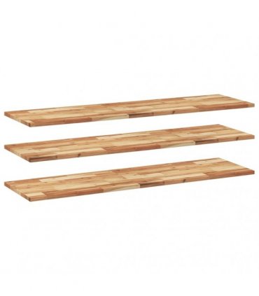 vidaXL Floating Shelves 3 pcs 120x40x2 cm Oil Finished