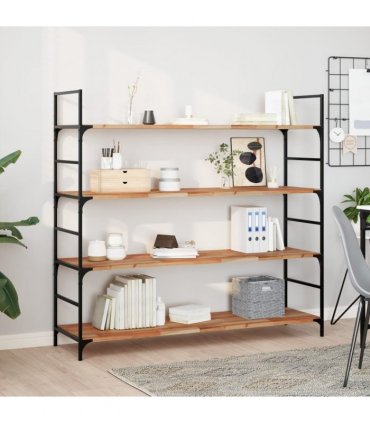 vidaXL Floating Shelves 4 pcs 120x40x2 cm Oil Finished
