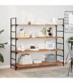vidaXL Floating Shelves 4 pcs 120x40x2 cm Oil Finished