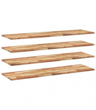 vidaXL Floating Shelves 4 pcs 120x40x2 cm Oil Finished