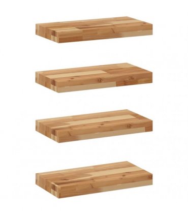 vidaXL Floating Shelves 4 pcs 40x20x4cm Oil Finished Solid Wood Acacia