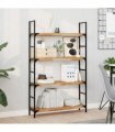 vidaXL Floating Shelf 100x20x4 cm Oil Finished Solid Wood Acacia