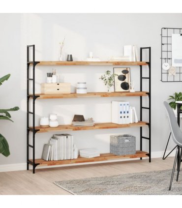 vidaXL Floating Shelves 2 pcs 160x20x4 cm Oil Finished