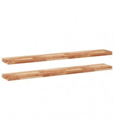 vidaXL Floating Shelves 2 pcs 160x20x4 cm Oil Finished