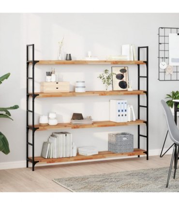 vidaXL Floating Shelves 3 pcs 160x20x4 cm Oil Finished