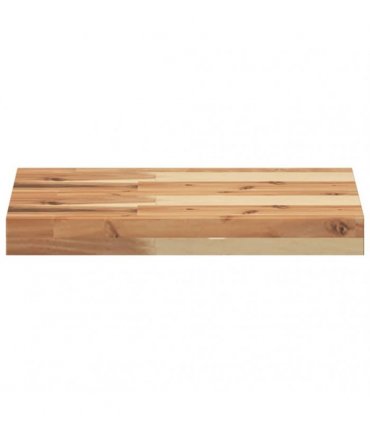 vidaXL Floating Shelf 60x30x4 cm Oil Finished Solid Wood Acacia