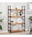 vidaXL Floating Shelves 2 pcs 100x30x4 cm Oil Finished