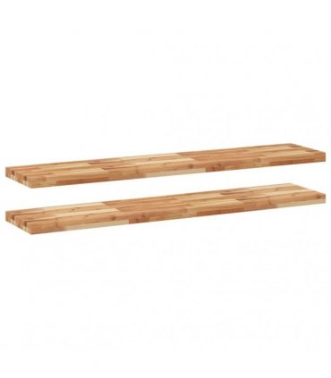 vidaXL Floating Shelves 2 pcs 160x30x4 cm Oil Finished