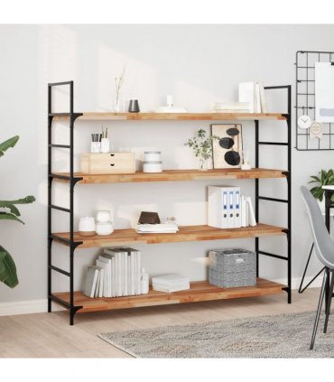 vidaXL Floating Shelf 160x40x4 cm Oil Finished Solid Wood Acacia