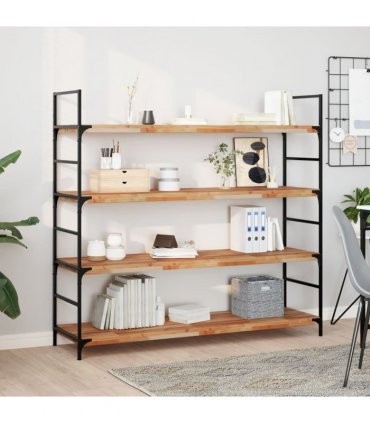 vidaXL Floating Shelves 3 pcs 160x40x4 cm Oil Finished