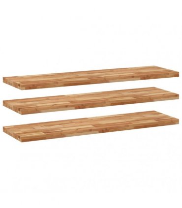 vidaXL Floating Shelves 3 pcs 160x40x4 cm Oil Finished