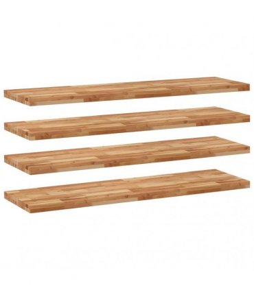 vidaXL Floating Shelves 4 pcs 160x40x4 cm Oil Finished