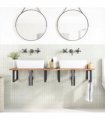 vidaXL Bathroom Vanity Top Untreated 140x50x2 cm Solid Wood Acacia