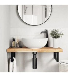 vidaXL Bathroom Vanity Top Untreated 100x40x4 cm Solid Wood Acacia