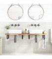 vidaXL Bathroom Vanity Top Untreated 120x40x4 cm Solid Wood Acacia