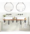 vidaXL Bathroom Vanity Top Untreated 140x40x4 cm Solid Wood Acacia
