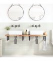 vidaXL Bathroom Vanity Top Untreated 160x40x4 cm Solid Wood Acacia