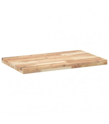 vidaXL Bathroom Vanity Top Untreated 100x50x4 cm Solid Wood Acacia