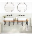vidaXL Bathroom Vanity Top Untreated 160x50x4 cm Solid Wood Acacia