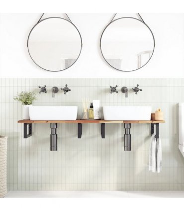 vidaXL Bathroom Vanity Top Oil Finished 160x40x2 cm Solid Wood Acacia
