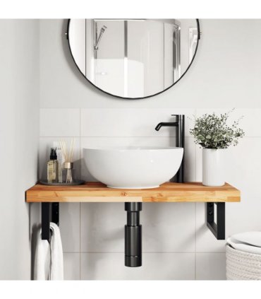 vidaXL Bathroom Vanity Top Oil Finished 100x40x4 cm Solid Wood Acacia