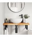 vidaXL Bathroom Vanity Top Oil Finished 100x40x4 cm Solid Wood Acacia