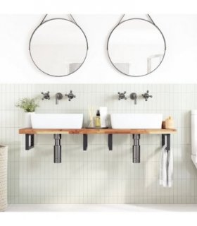 vidaXL Bathroom Vanity Top Oil Finished 140x40x4 cm Solid Wood Acacia