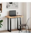 vidaXL Desk Top Untreated 100x50x4 cm Solid Wood Acacia