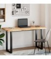 vidaXL Desk Top Untreated 140x60x4 cm Solid Wood Acacia