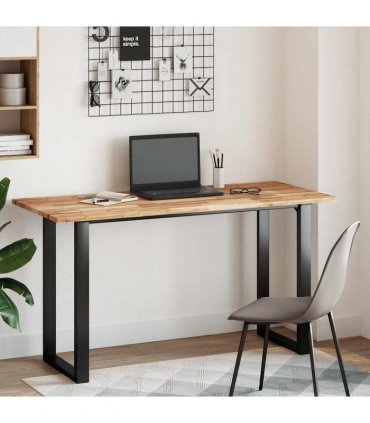 vidaXL Desk Top Oil Finished 140x60x2 cm Solid Wood Acacia