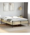 vidaXL Bed Frame without Mattress Sonoma Oak 140x200 cm
