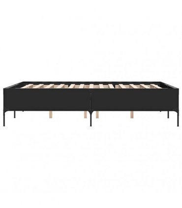 vidaXL Bed Frame without Mattress Black 120x200 cm