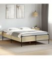 vidaXL Bed Frame without Mattress Sonoma Oak 120x200 cm
