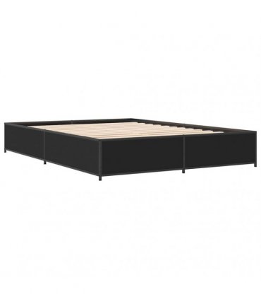 vidaXL Bed Frame without Mattress Black 120x190 cm