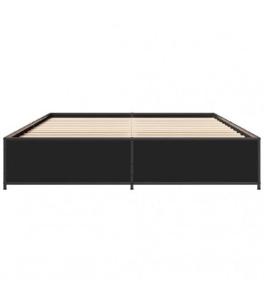 vidaXL Bed Frame without Mattress Black 120x190 cm